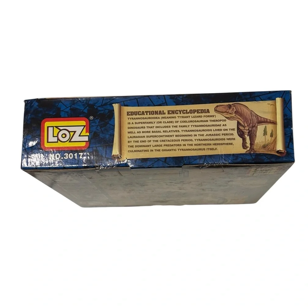 LOZ  Green Motorized Tyrannosaur Building Block Set for Kids NIB 105 pieces 6+